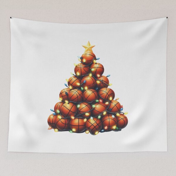 Item preview, Basketball Christmas Tree designed and sold by CreatedbyKandJ.