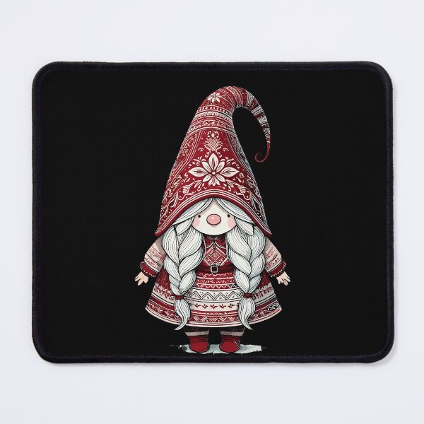 Item preview, Cute Christmas Elf In Scandinavian Style designed and sold by LuminOrb.
