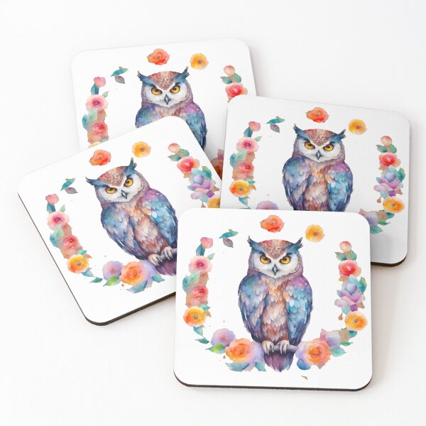 Item preview, Enchanting Owl Among Floral Moon Magic 2 designed and sold by Tom-Johnson.