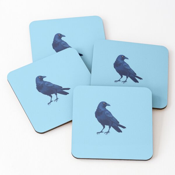 Item preview, Moonlit Perch A Crow's Silhouette Comic Style designed and sold by MadeByHaresShop.