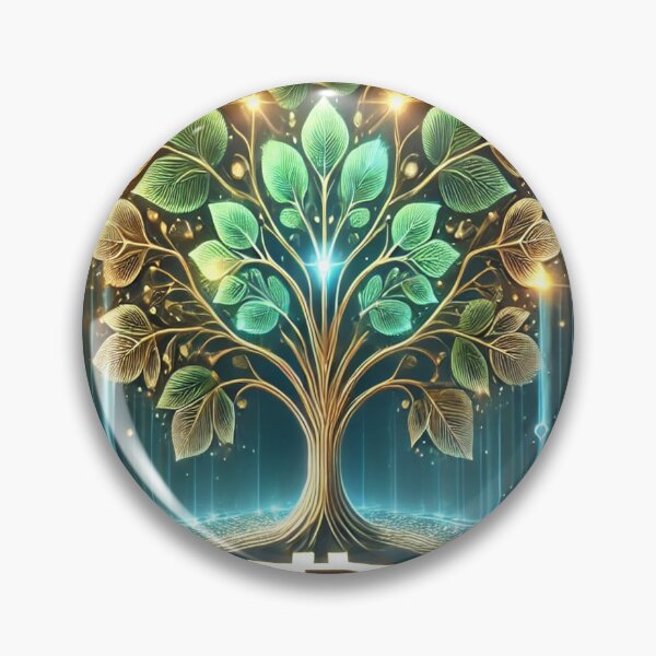 Item preview, Bitcoin Tree of Growth - Futuristic Crypto Art designed and sold by photoparadise22.