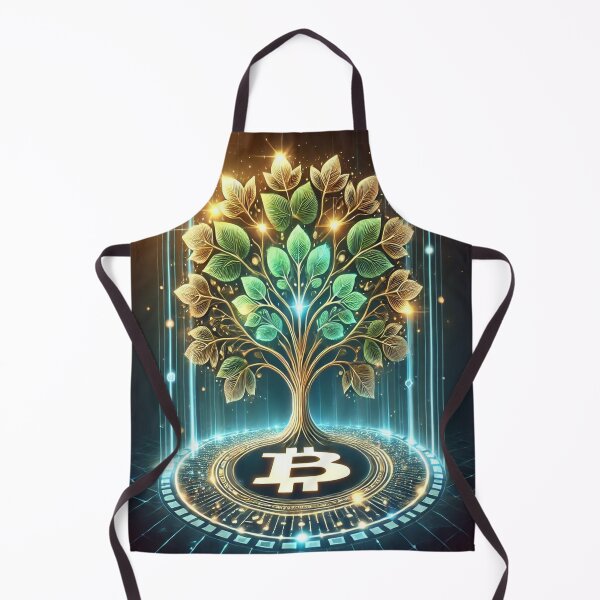 Item preview, Bitcoin Tree of Growth - Futuristic Crypto Art designed and sold by photoparadise22.