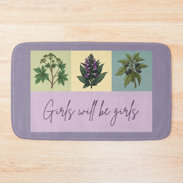 Item preview, Girls Will be Girls-Poison Plants designed and sold by Mushroom Patch Designs.
