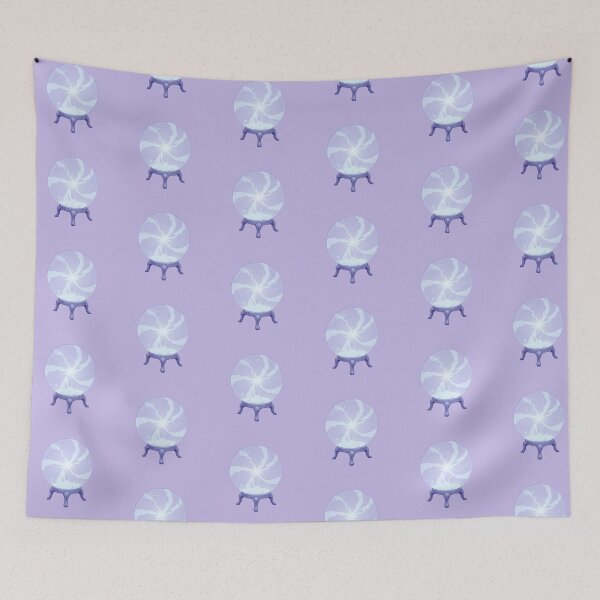 Item preview, Crystal Mysteries A Pastel Lavendar Vision Comic Illustration designed and sold by MadeByHaresShop.
