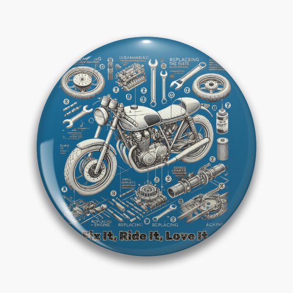 Item preview, Fix It, Ride It, Love It designed and sold by 71Lion.
