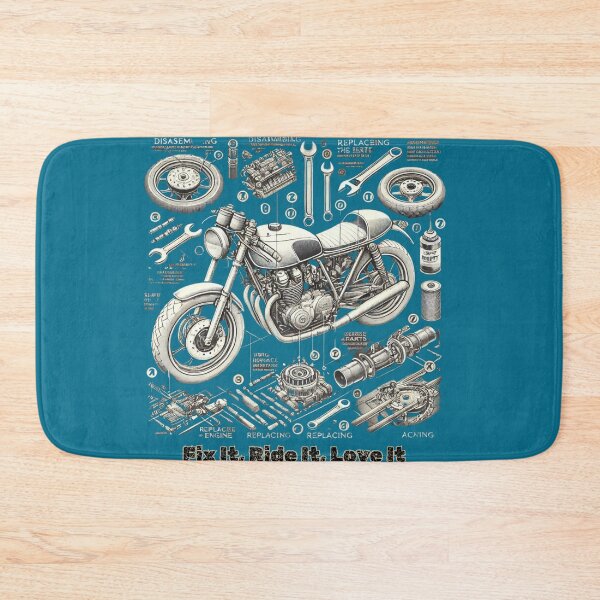 Item preview, Fix It, Ride It, Love It designed and sold by 71Lion.