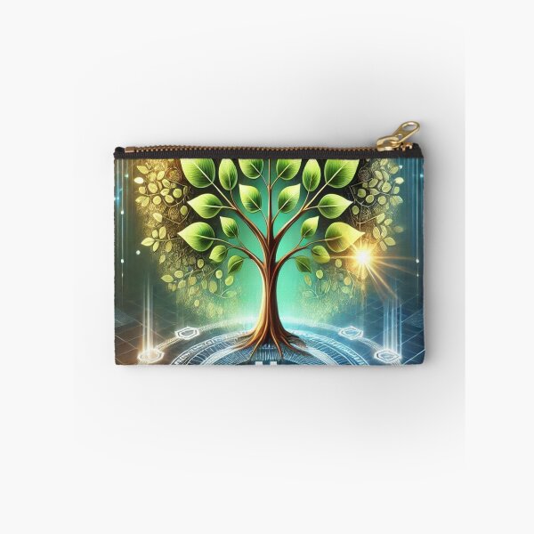 Item preview, Bitcoin Tree of Growth - Futuristic Crypto Art designed and sold by photoparadise22.