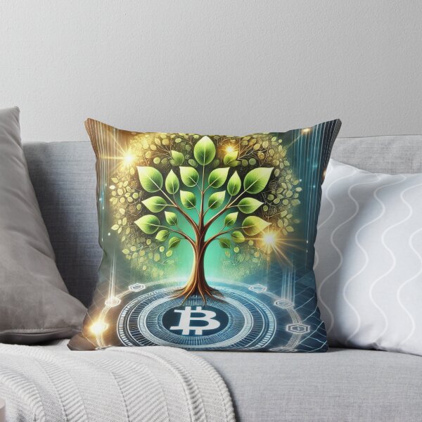 Item preview, Bitcoin Tree of Growth - Futuristic Crypto Art designed and sold by photoparadise22.