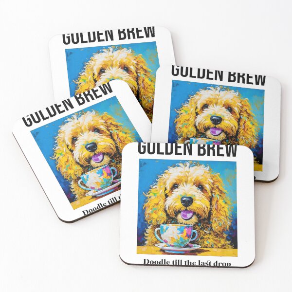 Item preview, Golden Brew - Doodle till the last drop designed and sold by dulceguavashop.