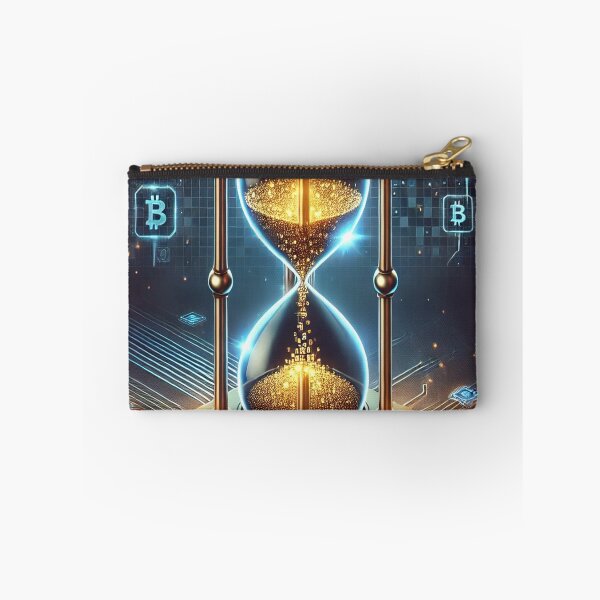 Item preview, Bitcoin Hourglass - The Future of Blockchain Time designed and sold by photoparadise22.