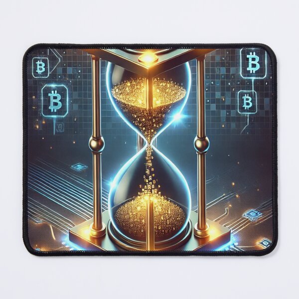 Item preview, Bitcoin Hourglass - The Future of Blockchain Time designed and sold by photoparadise22.