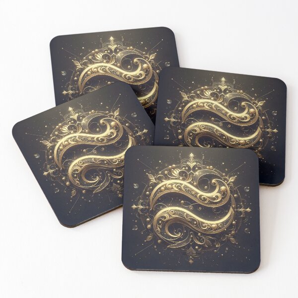 Item preview, Aquarius Zodiac Sign designed and sold by GalleryBrisArt.
