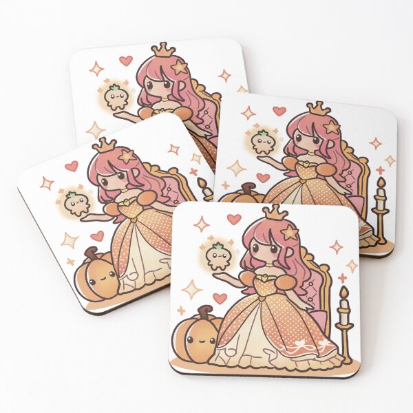 Item preview, Pumpkin Princess and Her Glowing Companion designed and sold by PieChocolate.