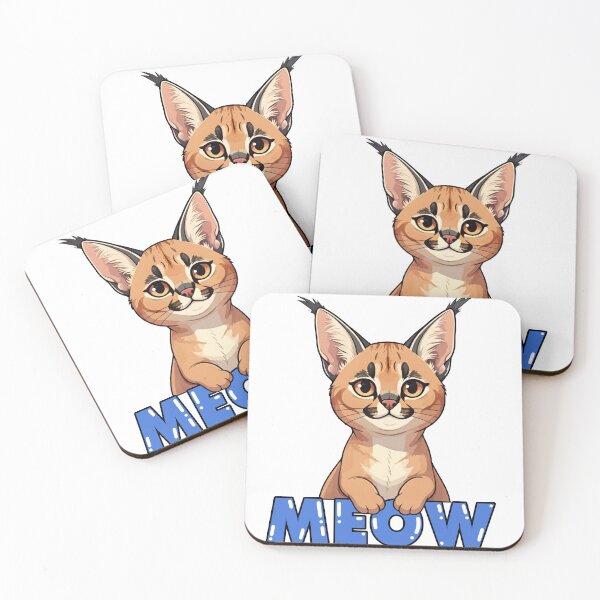Item preview, Cute Little Caracal  designed and sold by zombiemama.