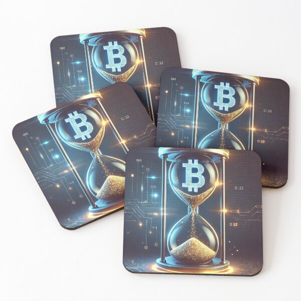 Item preview, Bitcoin Hourglass - The Future of Blockchain Time designed and sold by photoparadise22.