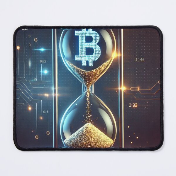 Item preview, Bitcoin Hourglass - The Future of Blockchain Time designed and sold by photoparadise22.