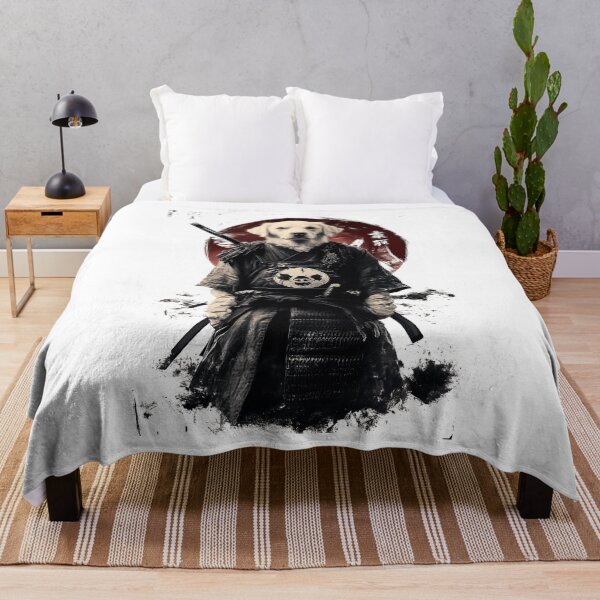 Item preview, Samurai Warrior Dog - Unique Japanese-Inspired Art designed and sold by pixal-shop.