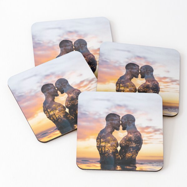 Item preview, Double exposure male couple designed and sold by BeautyofMasc.