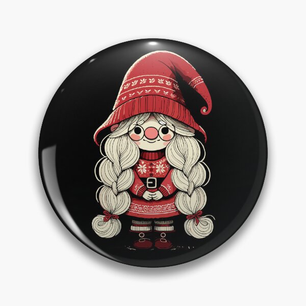 Item preview, Christmas Gnome Gnome Girl designed and sold by LuminOrb.