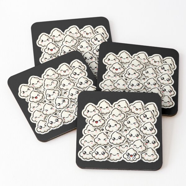 Item preview, Playful Popcorn Kernels with Faces - Cute Snack Sticker designed and sold by DesignDoodleArt.