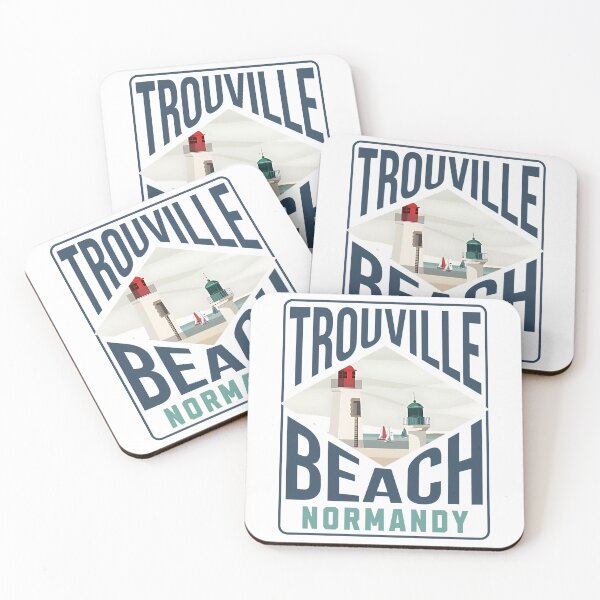 Item preview, Trouville Beach Normandy designed and sold by VUE-MER.