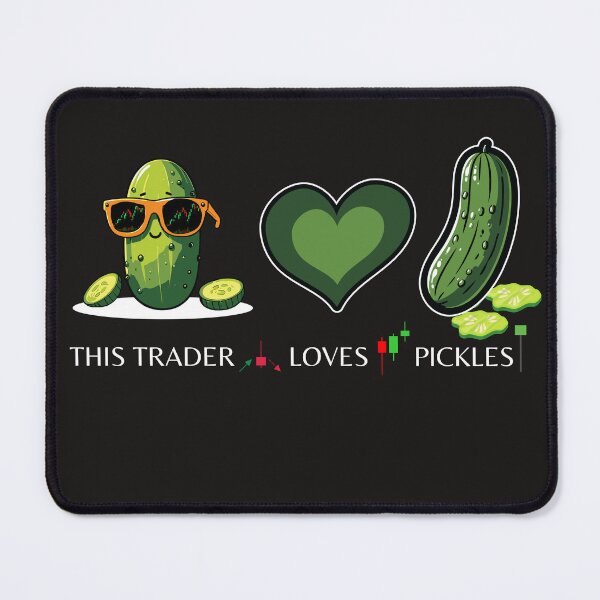 Item preview, Funny Finance gift, Father in law gift, Funny Pickle, Present for stock market, crypto, forex and day traders ,This Trader Loves Pickles designed and sold by TradingTeesKids.