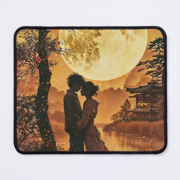 Item preview, Lovers Under The Moon designed and sold by CobaltLeaf.