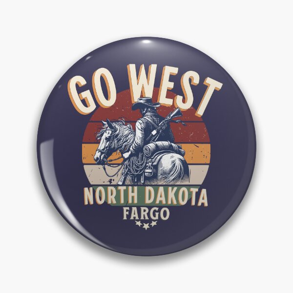 Item preview, Go West North Dakota designed and sold by VUE-MER.