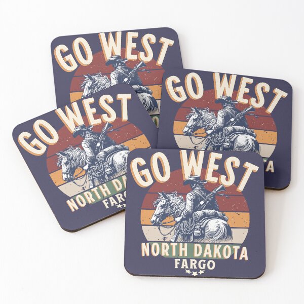 Item preview, Go West North Dakota designed and sold by VUE-MER.