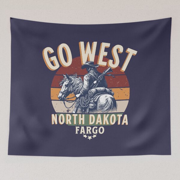 Item preview, Go West North Dakota designed and sold by VUE-MER.