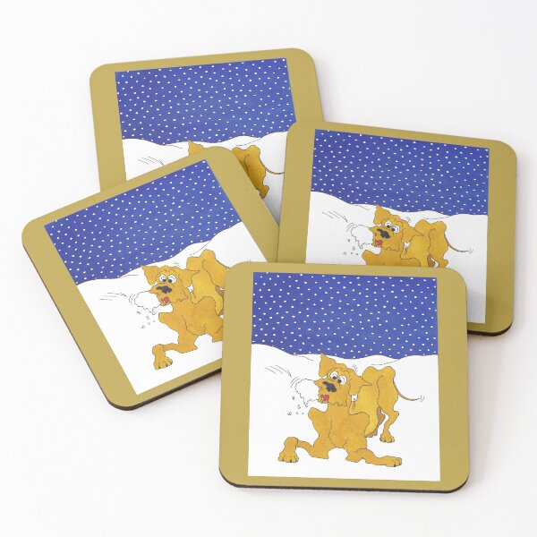 Item preview, Snowball fight with Great Dane Puppy designed and sold by Amanda Roussos.