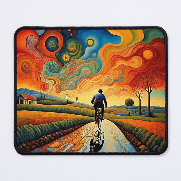Item preview, Bicycle ride at sunset 1 designed and sold by George Hutton Hunter.