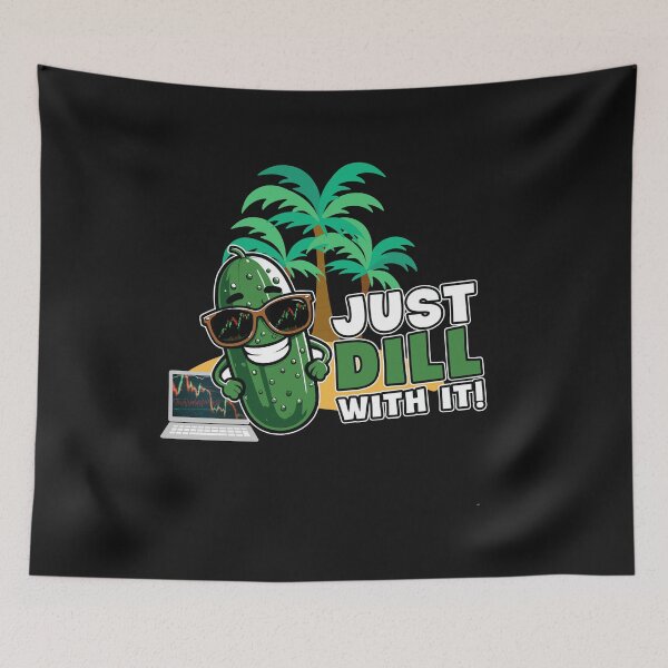 Item preview, Funny Finance gift, Father in law gift, Funny Pickle, Present for stock market, crypto, forex and day traders ,Just Dill with it, Funny gift designed and sold by TradingTeesKids.