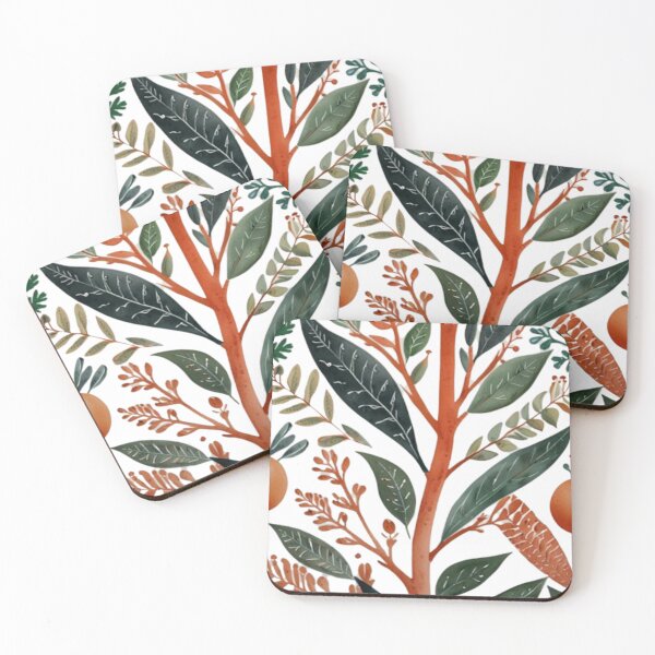 Item preview, 004 Botanical Pattern in Watercolor Art Painting designed and sold by Alexis Art Collection.