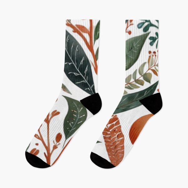 Item preview, 004 Botanical Pattern in Watercolor Art Painting designed and sold by Alexis Art Collection.