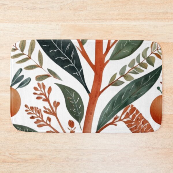 Item preview, 004 Botanical Pattern in Watercolor Art Painting designed and sold by Alexis Art Collection.