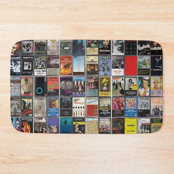 Item preview, Greatest Punk Albums of All Time - Vintage Cassette Art designed and sold by Mr Mustard Prints.