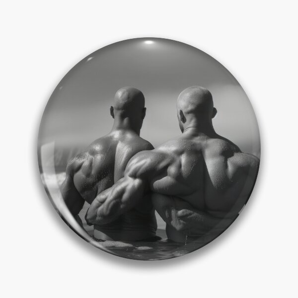 Item preview, Muscular Couple in Ocean designed and sold by BeautyofMasc.