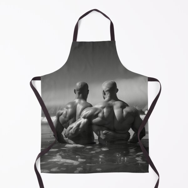 Item preview, Muscular Couple in Ocean designed and sold by BeautyofMasc.