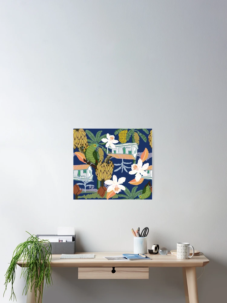 Thumbnail 2 of 3, Poster, ESTAMOA TOPICAL COM CASAS designed and sold by RODRIGORo.