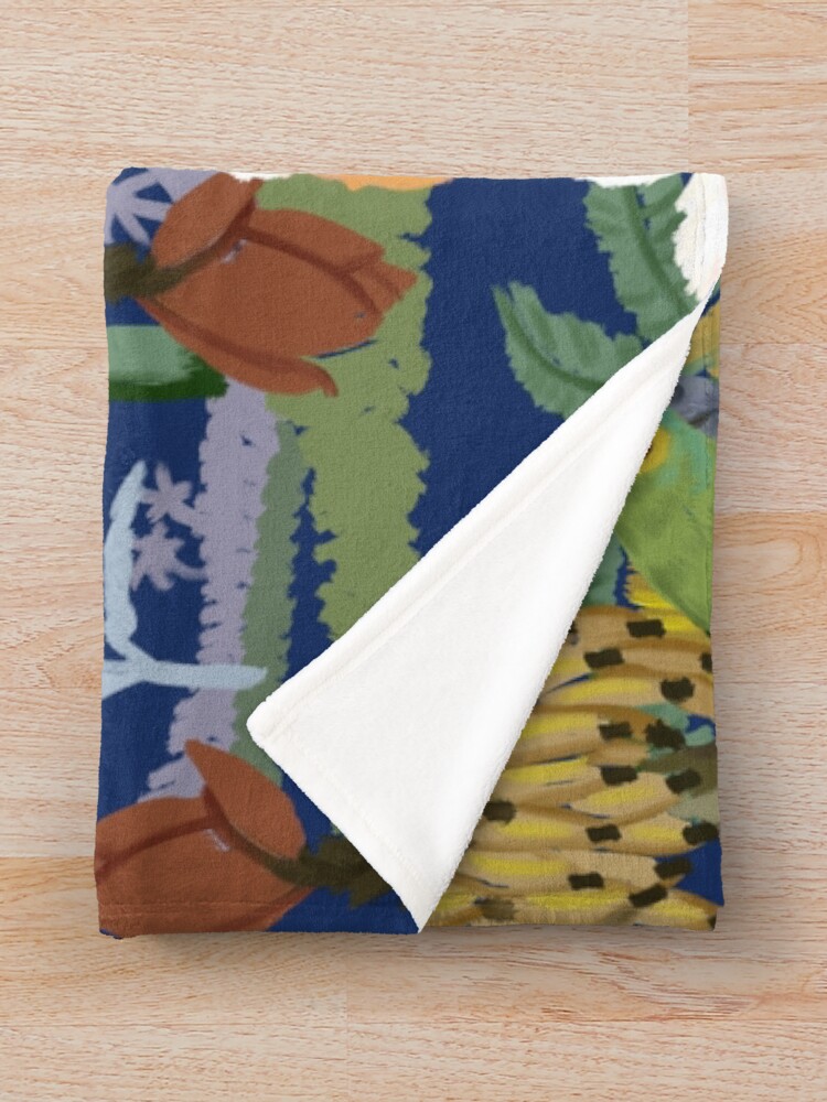 Thumbnail 3 of 6, Throw Blanket, ESTAMOA TOPICAL COM CASAS designed and sold by RODRIGORo.