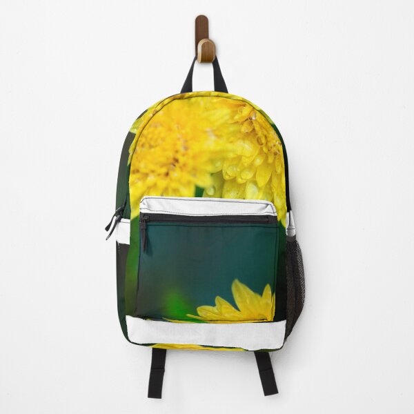 Item preview, Yellow autumn flowers on nature background designed and sold by olena2552.