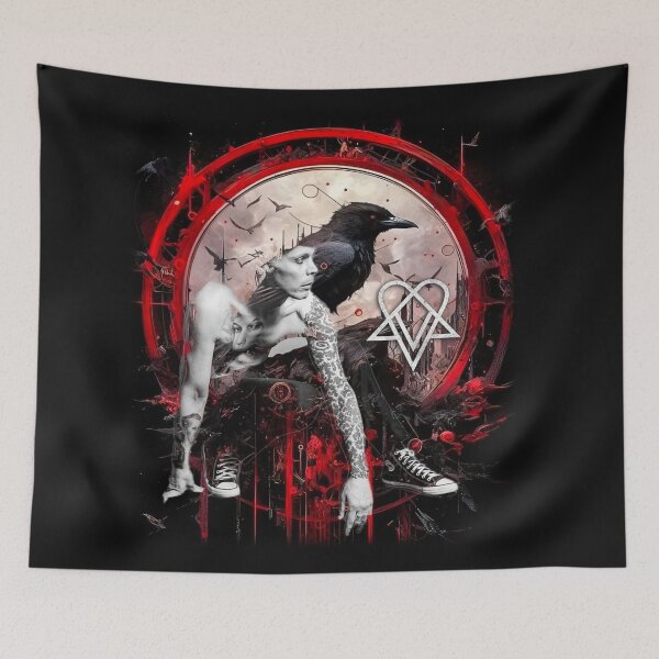 Item preview, Ville Valo Raven  designed and sold by MusicVibesTee.