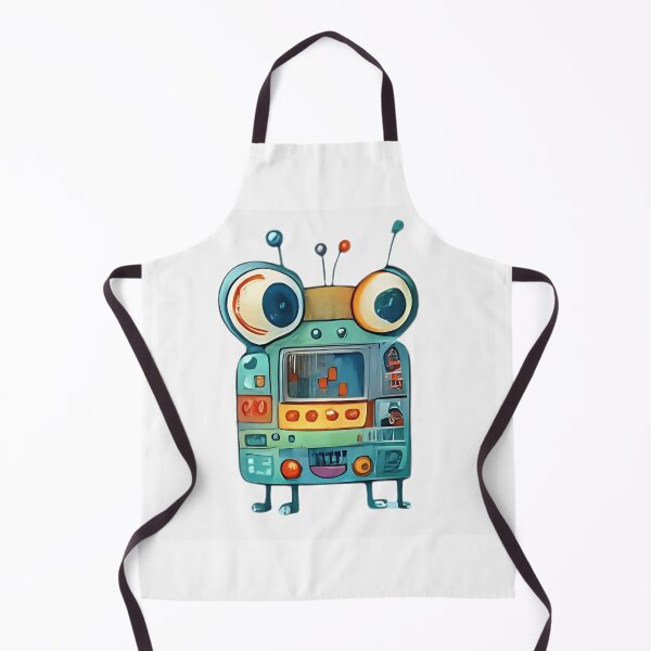 Artikelvorschau, Weirdos Planet Bartender Handy Robot Aufkleber | Catsie Cat entworfen und verkauft von yelkenb.