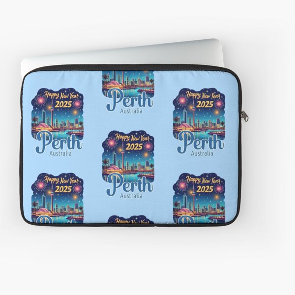 Item preview, Perth Australia Happy New Year 2025 designed and sold by BeeFlow.