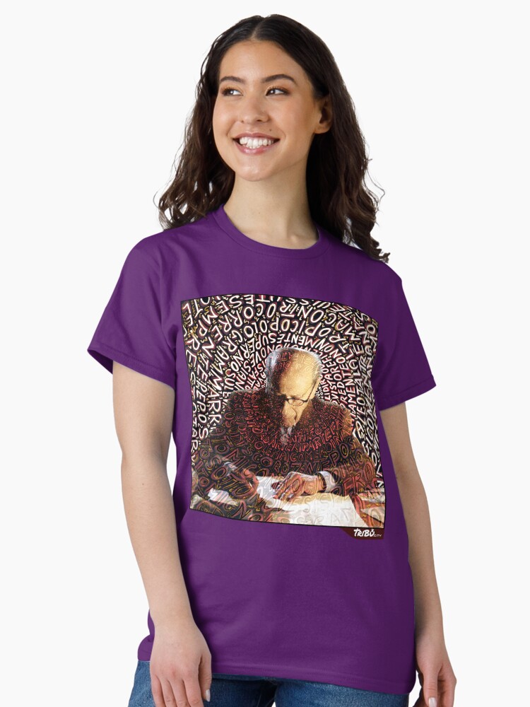 Thumbnail 2 of 7, Classic T-Shirt, Giorgio Pressburger by Tobia Ravà designed and sold by TriBuCity.