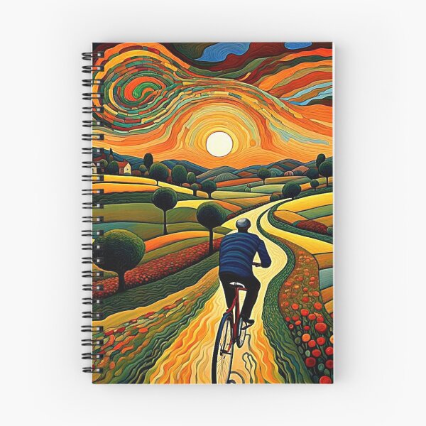 Item preview, Bicycle ride at sunset 4 designed and sold by George Hutton Hunter.