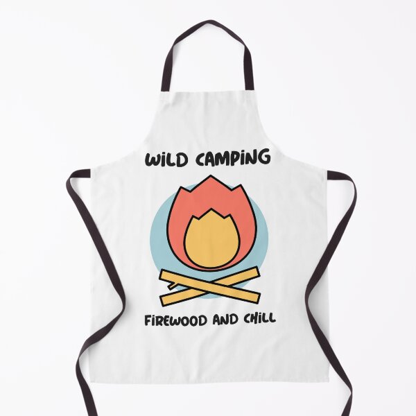 Item preview, Wild camping. Firewood and chill designed and sold by FirstTimeTees.
