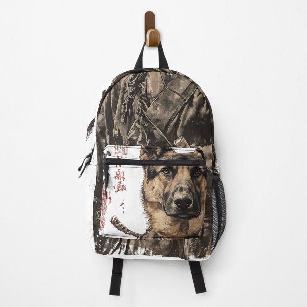 Item preview, Samurai Warrior Dog - German Shepherd Meets Japanese Art designed and sold by pixal-shop.