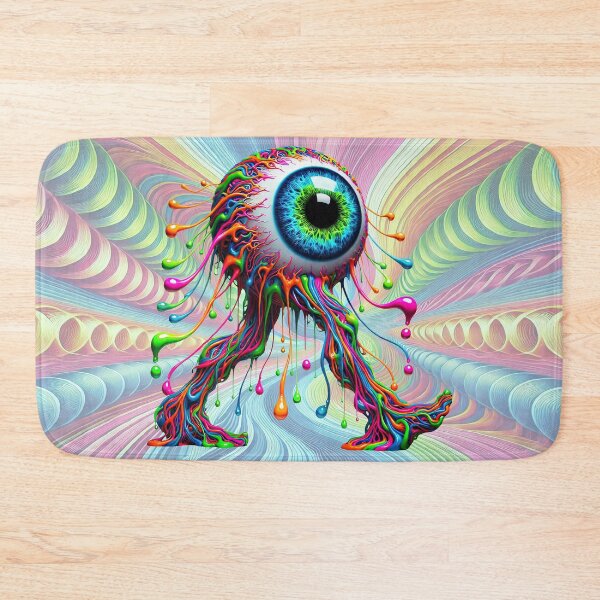 Item preview, Dripping Eyeball Walker – Surreal Psychedelic Art designed and sold by SHHCreations.